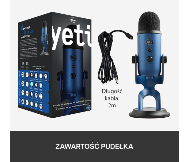 Blue Microphones Yeti Midnight Blue 988-000232 - 652725 - zdjęcie 11